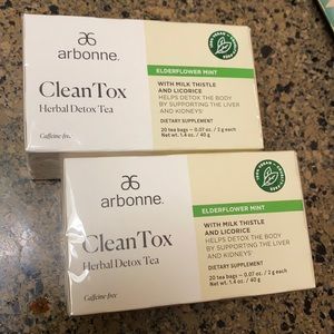 Arbonne herbal CleanTox tea